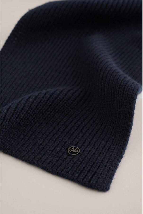 WE Fashion muts + sjaal donkerblauw - Foto 2
