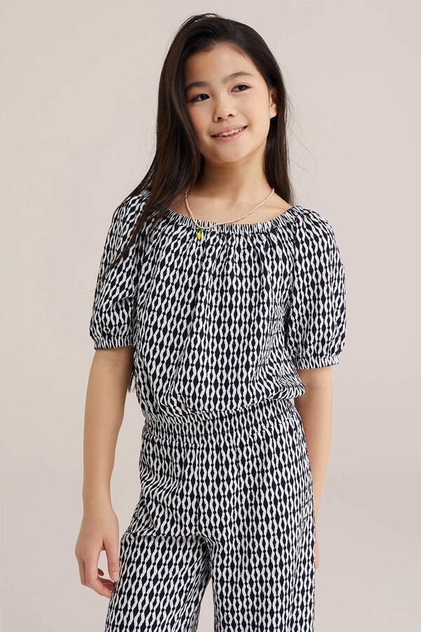 WE Fashion off shoulder top zwart