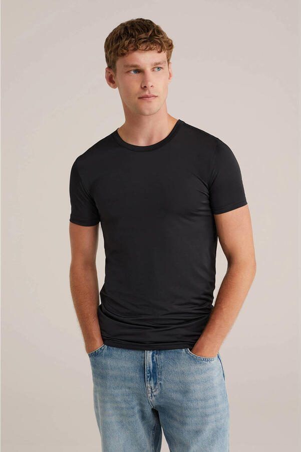 WE Fashion ondershirt zwart