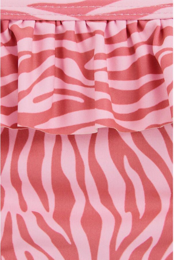 WE Fashion one shoulder bikini met ruches roze - Foto 2
