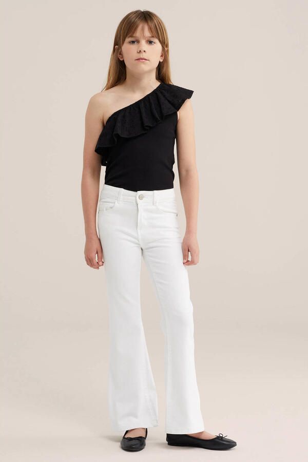 WE Fashion one shoulder top fijn gebreid - Foto 2