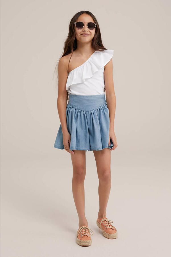 WE Fashion one shoulder top wit