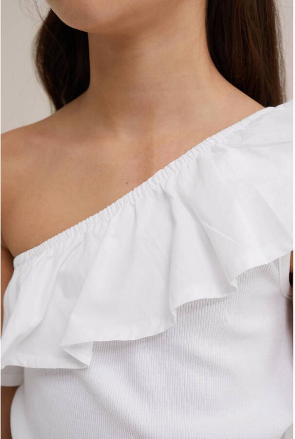WE Fashion one shoulder top wit - Foto 2