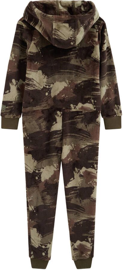 WE Fashion onesie kaki bruin beige - Foto 2