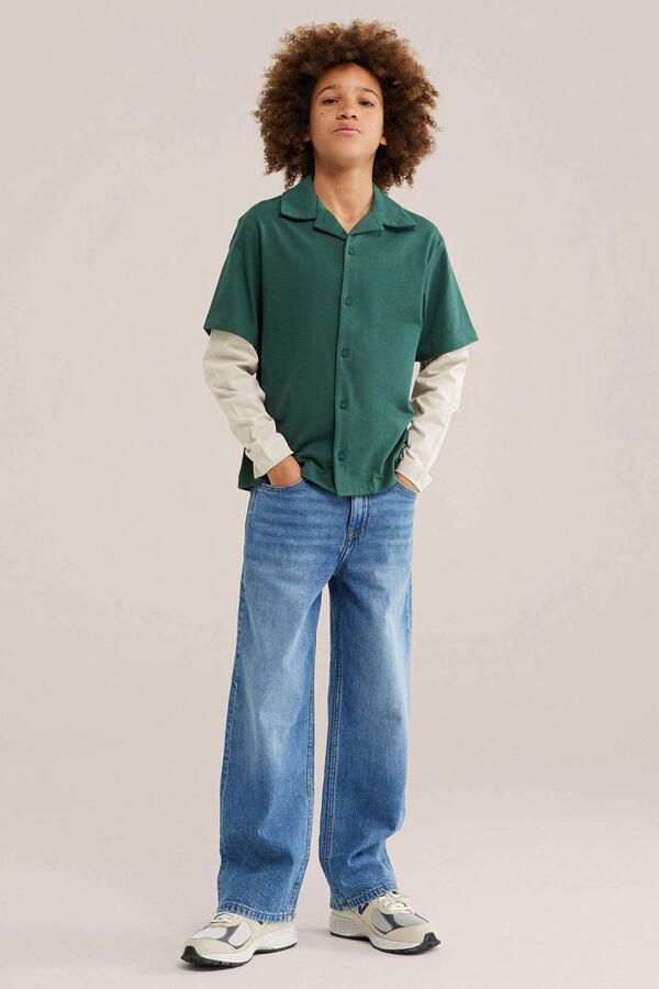WE Fashion overhemd donkergroen - Foto 2