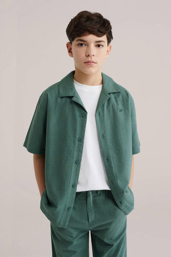 WE Fashion overhemd groen