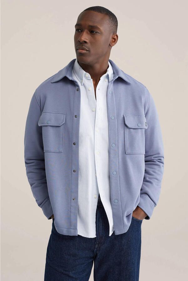 WE Fashion overshirt blauw