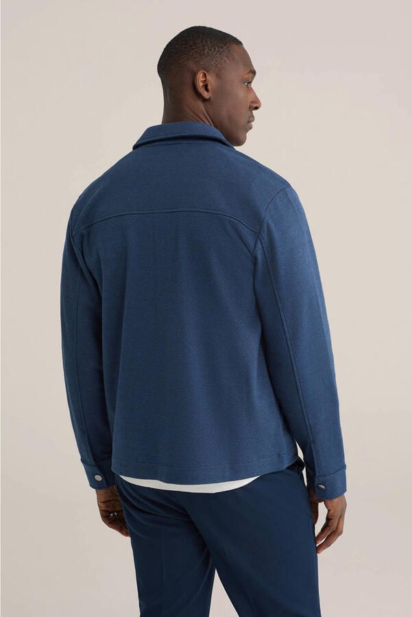 WE Fashion overshirt donkerblauw - Foto 2