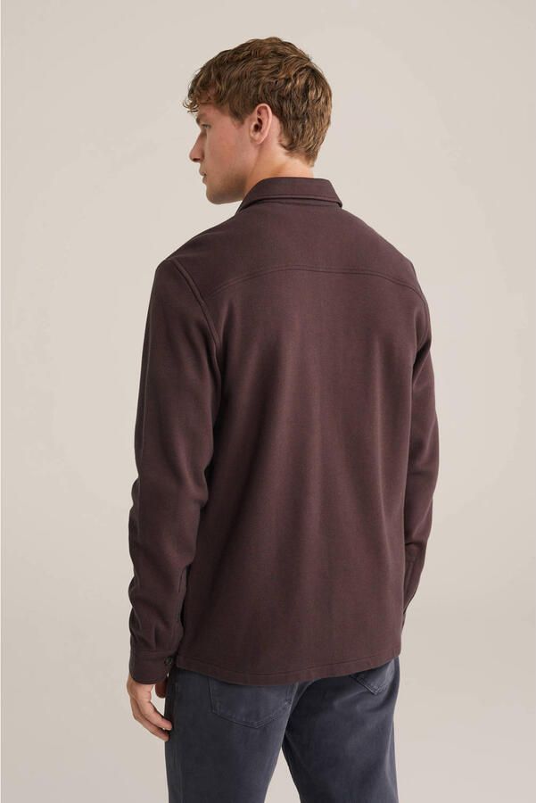 WE Fashion overshirt donkerbruin - Foto 2