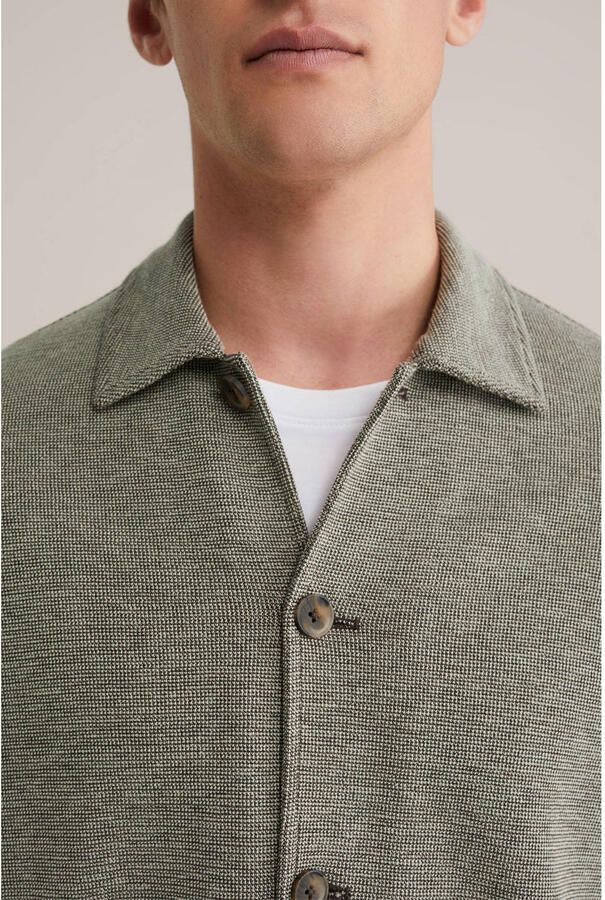 WE Fashion overshirt grijsgroen - Foto 2