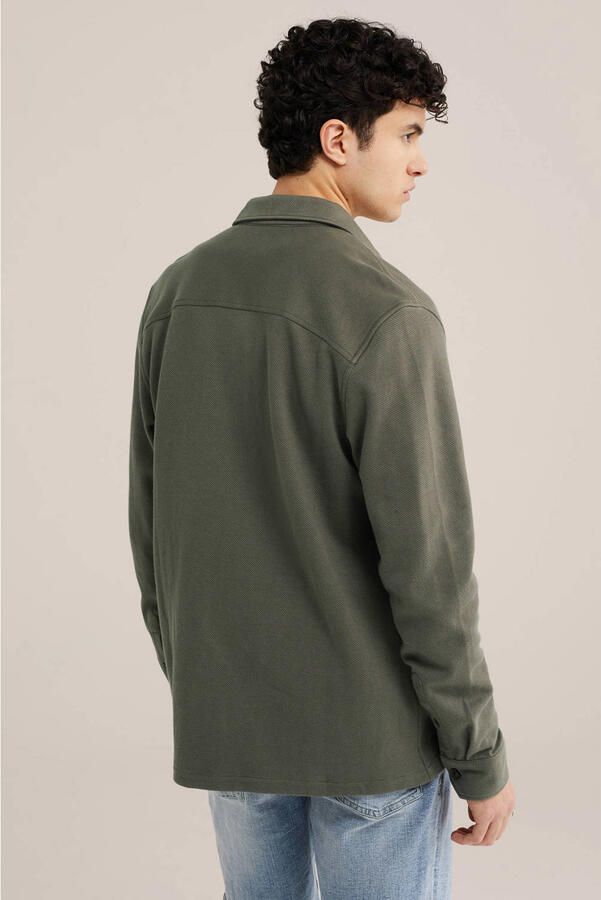 WE Fashion overshirt grijsgroen - Foto 2