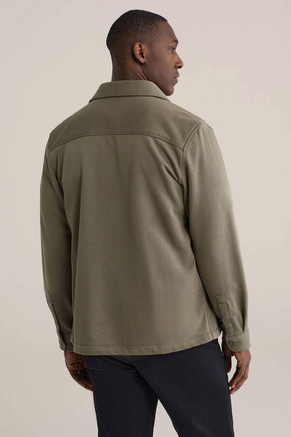 WE Fashion overshirt groen - Foto 3