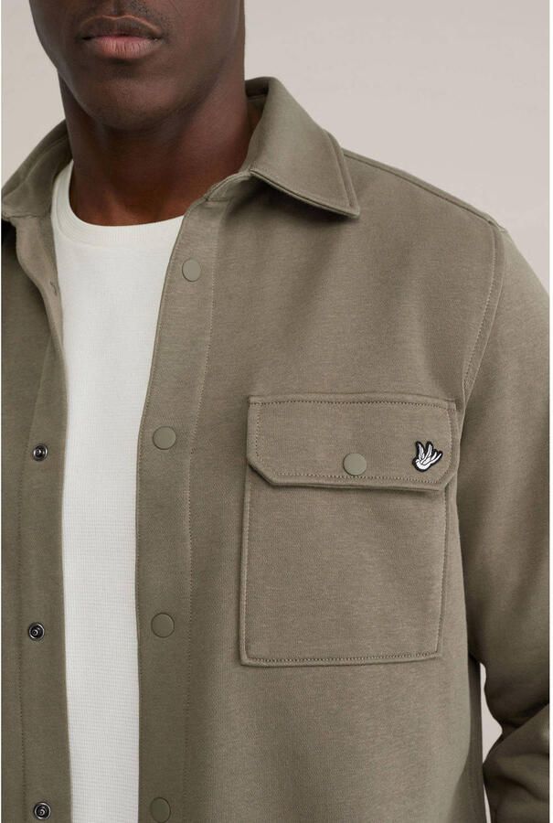 WE Fashion overshirt groen - Foto 2