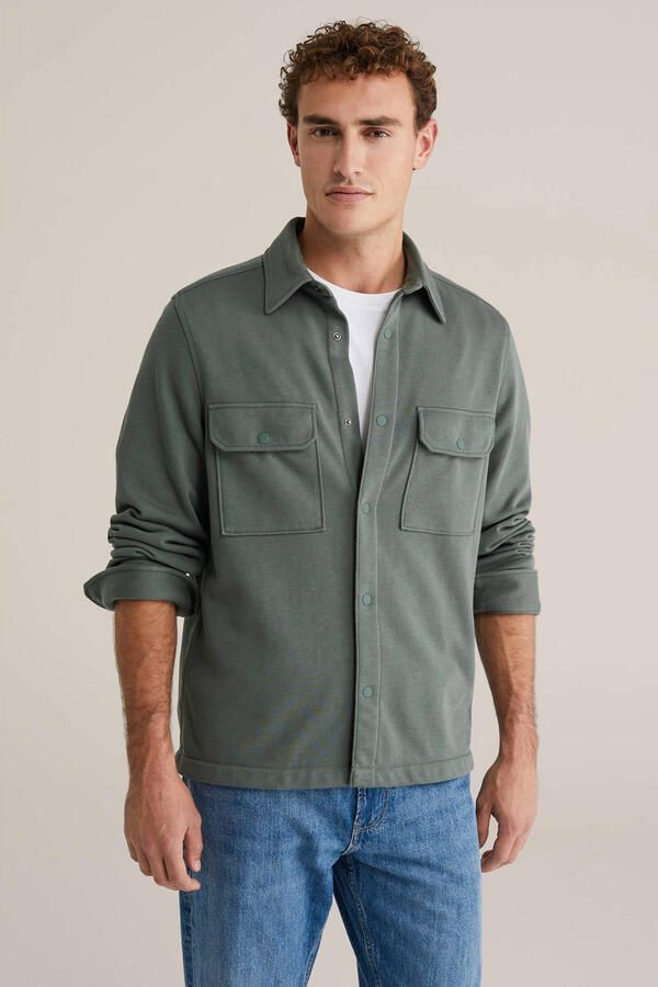 WE Fashion overshirt groen