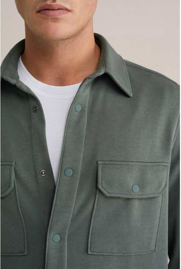 WE Fashion overshirt groen - Foto 2
