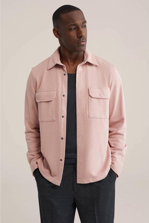 WE Fashion overshirt lichtroze
