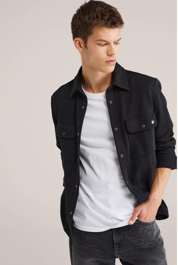 WE Fashion overshirt zwart - Foto 2