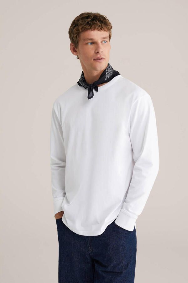 WE Fashion oversized longsleeve wit