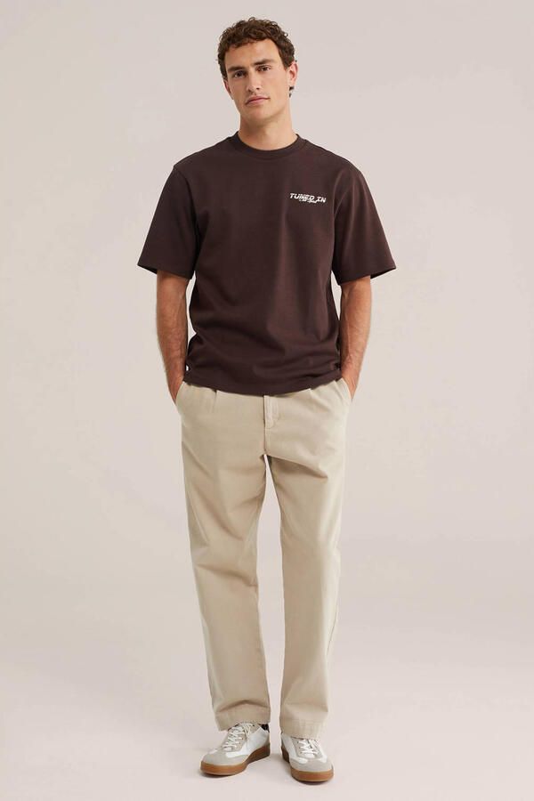 WE Fashion oversized T-shirt met backprint brunor - Foto 2