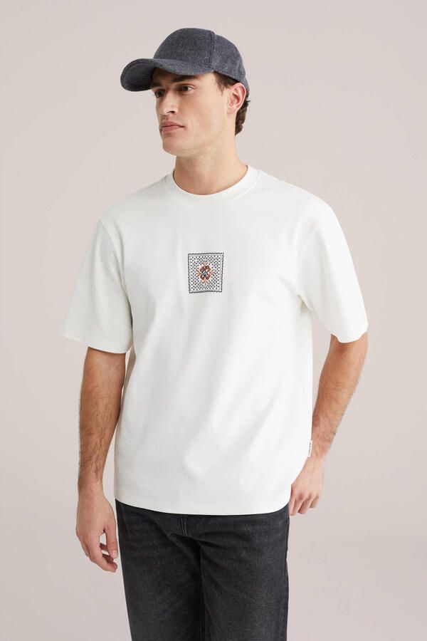 WE Fashion oversized T-shirt wit