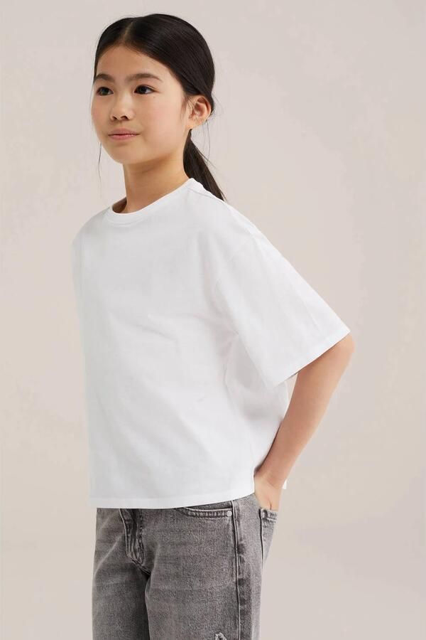 WE Fashion oversized T-shirt wit