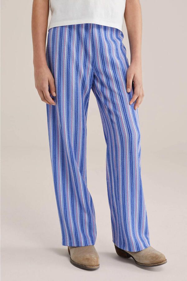 WE Fashion palazzo broek blauw