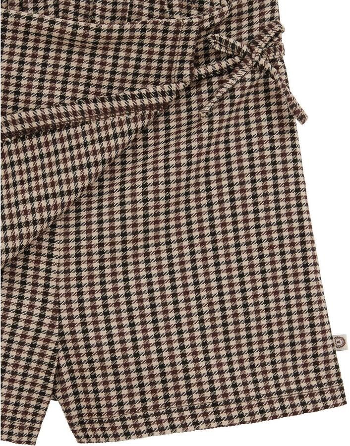 WE Fashion pied-de-poule skort bruin zwart - Foto 3