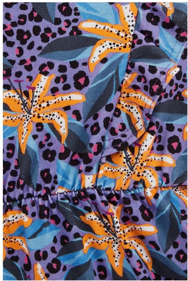 WE Fashion playsuit paars oranje blauw - Foto 2