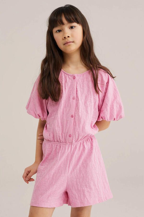 WE Fashion playsuit roze