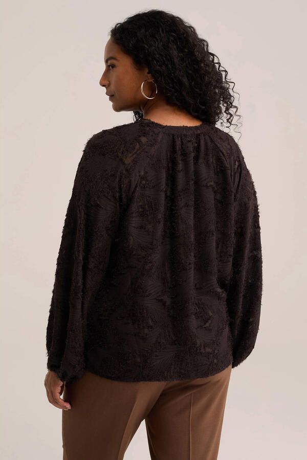WE Fashion Plus Size top bruin - Foto 2