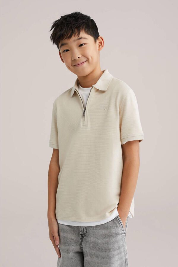 WE Fashion polo beige