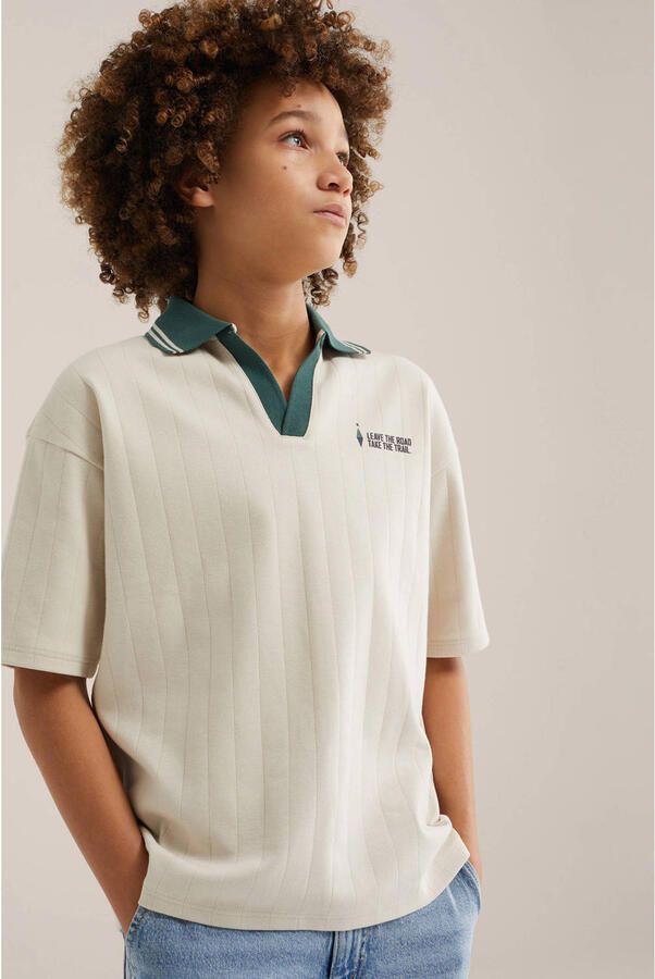 WE Fashion polo beige