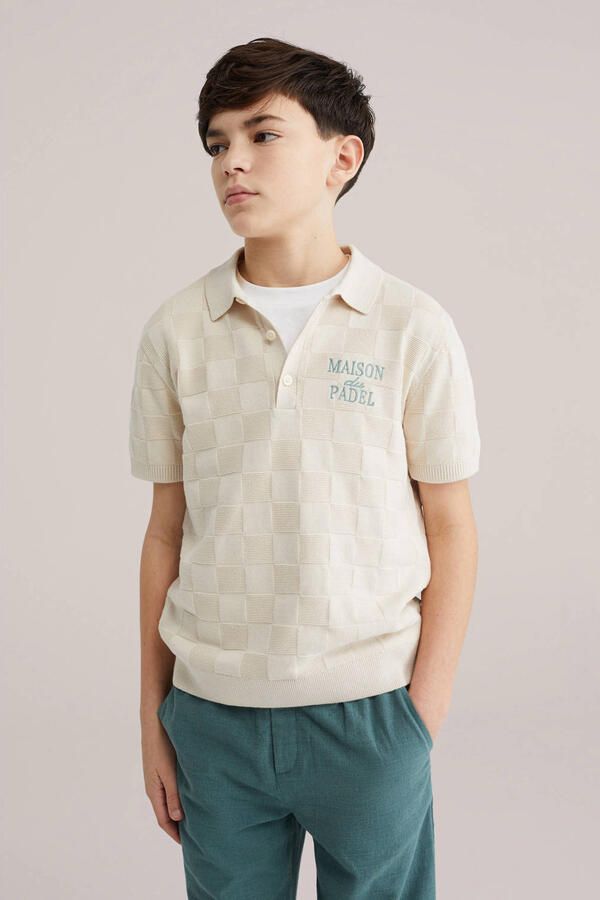 WE Fashion polo beige