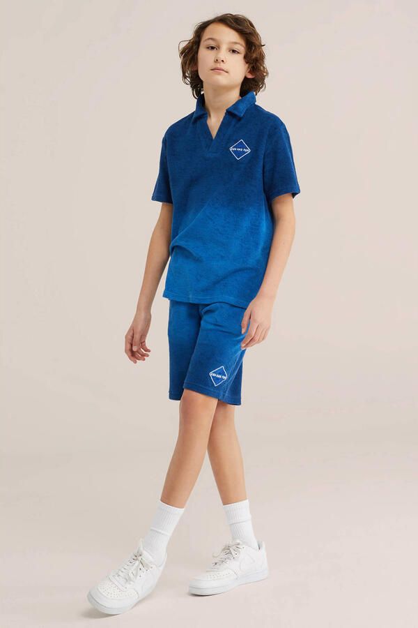 WE Fashion polo blauw - Foto 3