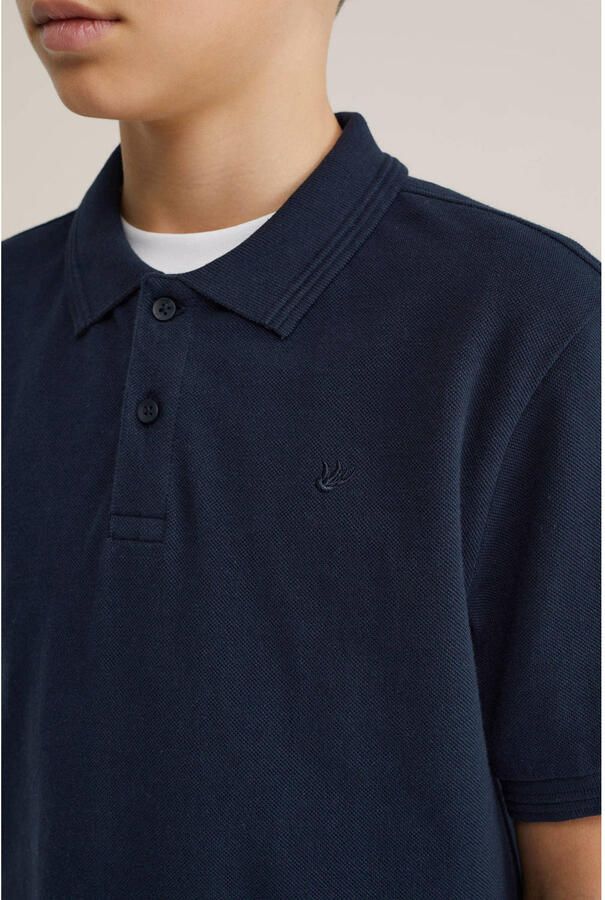WE Fashion polo donkerblauw - Foto 2