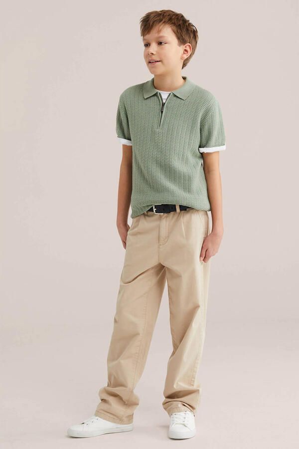 WE Fashion polo grijsgroen - Foto 3