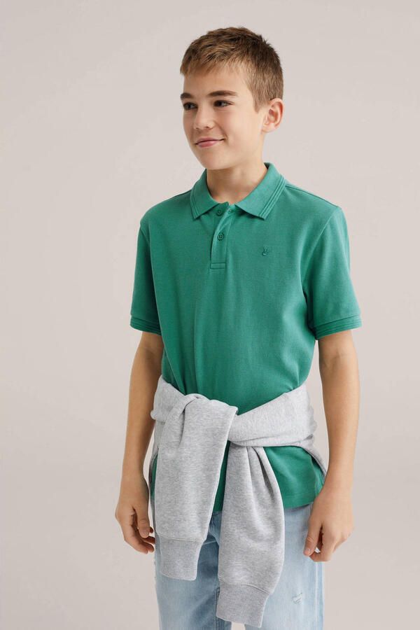 WE Fashion polo groen
