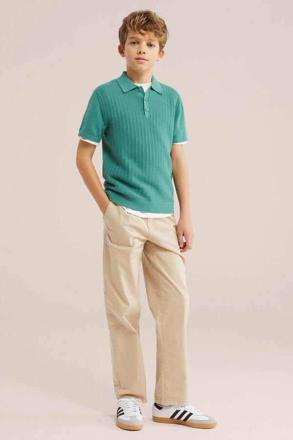 WE Fashion polo groen - Foto 2