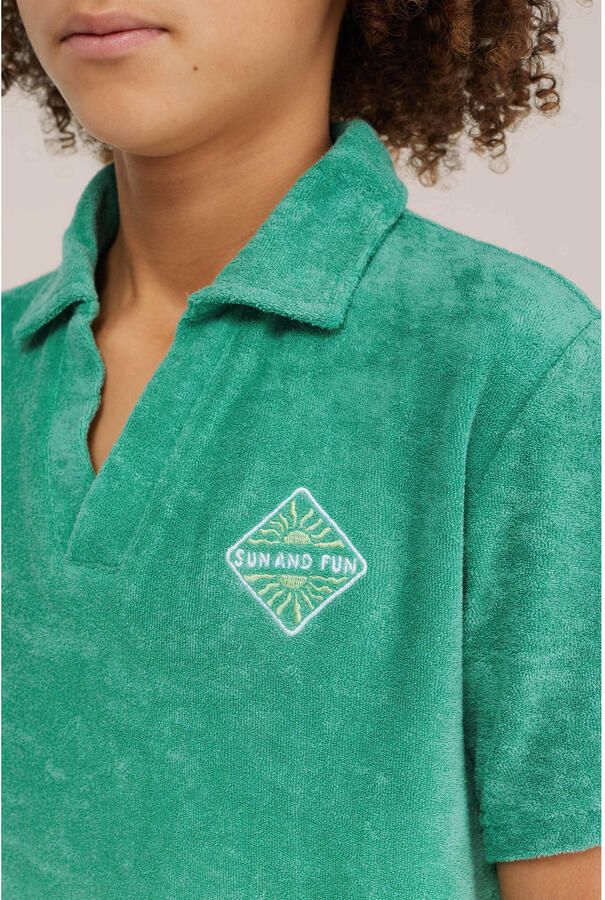 WE Fashion polo groen - Foto 2