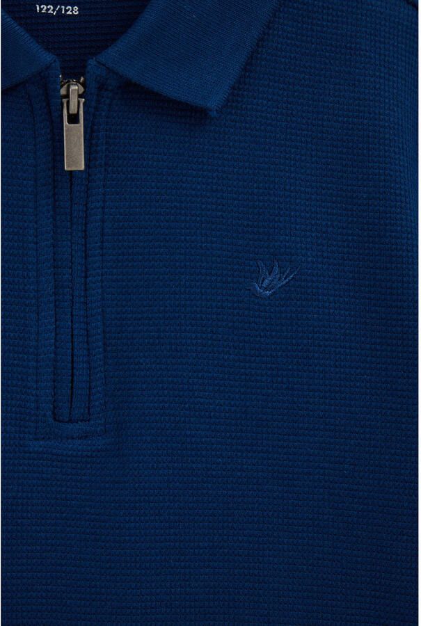WE Fashion polo marineblauw - Foto 3