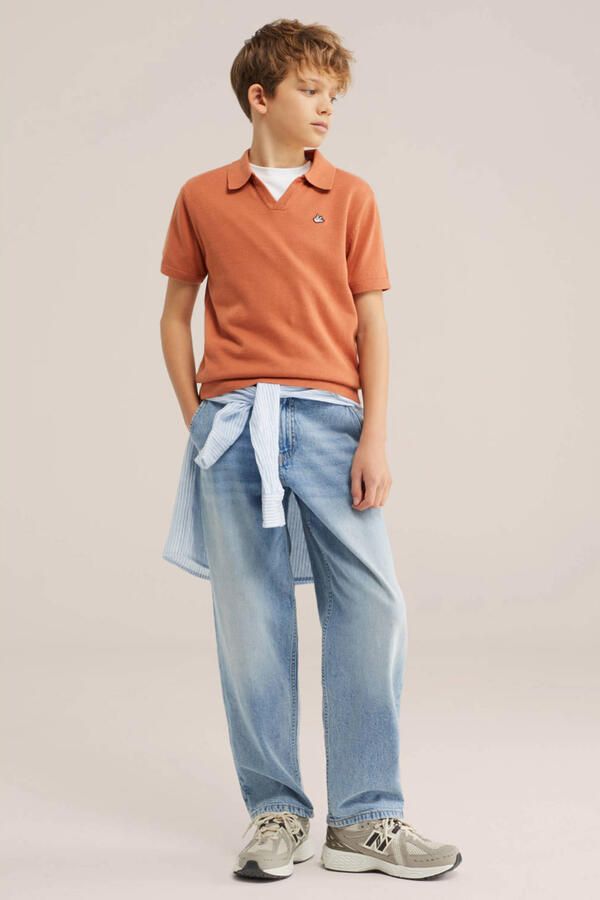 WE Fashion polo oranje - Foto 3