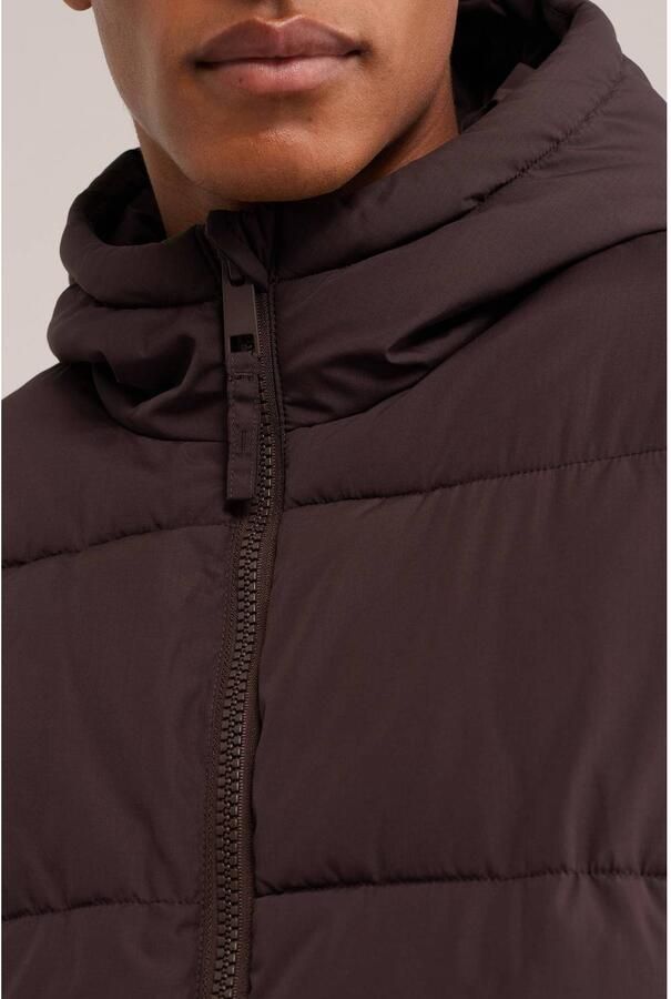 WE Fashion pufferjas donkerbruin - Foto 3