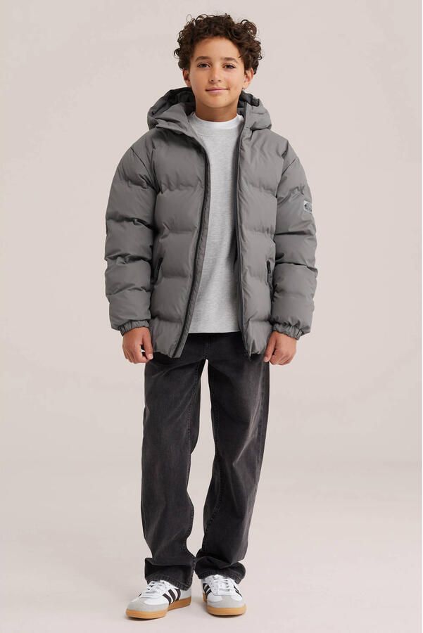 WE Fashion pufferjas grijs - Foto 2