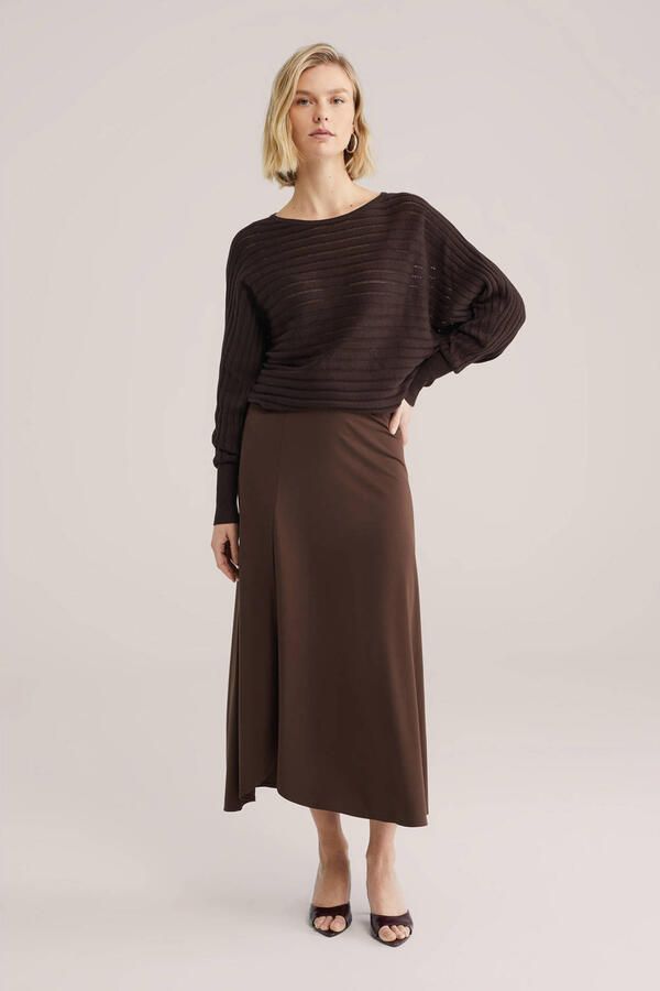 WE Fashion pullover donkerbruin - Foto 2
