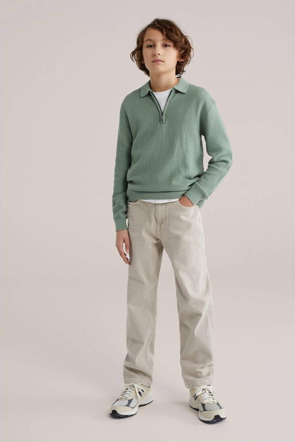 WE Fashion pullover groen