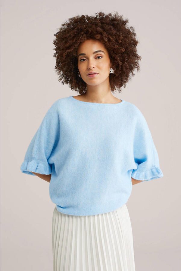 WE Fashion pullover lichtblauw