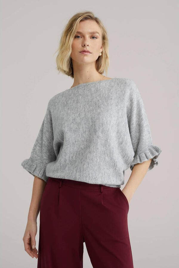 WE Fashion pullover lichtgrijs