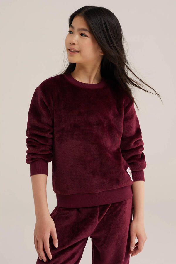 WE Fashion pyjama donkerrood