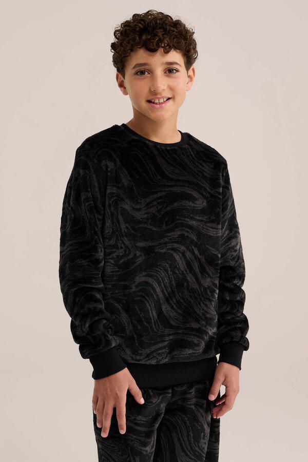WE Fashion pyjama zwart