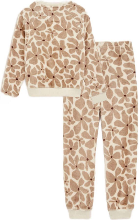 WE Fashion pyjamaset fleece beige - Foto 3